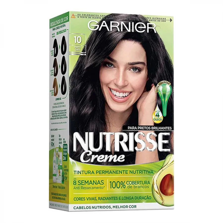 Tintura Nutrisse Creme 10 Ônix Preto