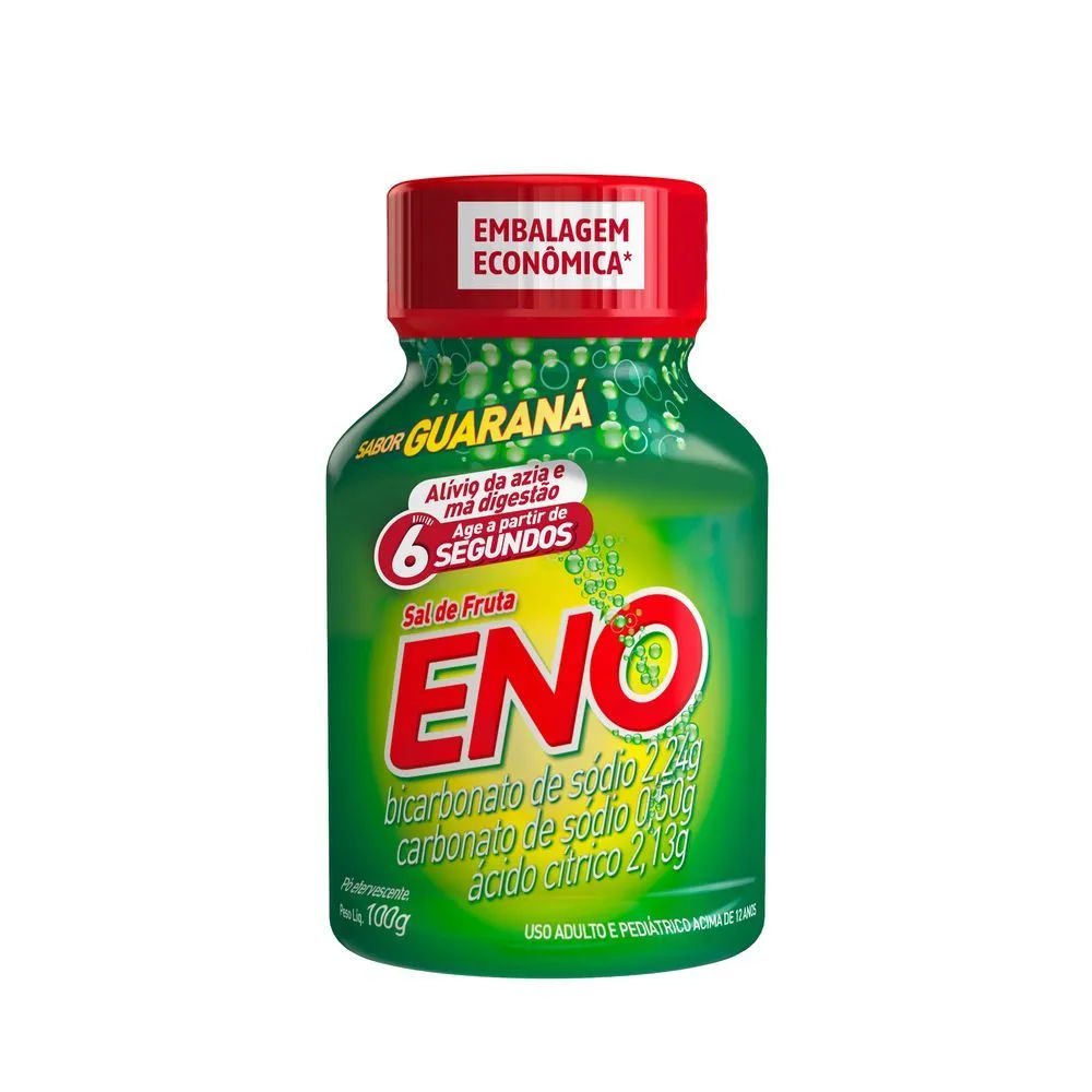 Sal de Fruta Eno Guaraná Pó Efervescente 100g GSK