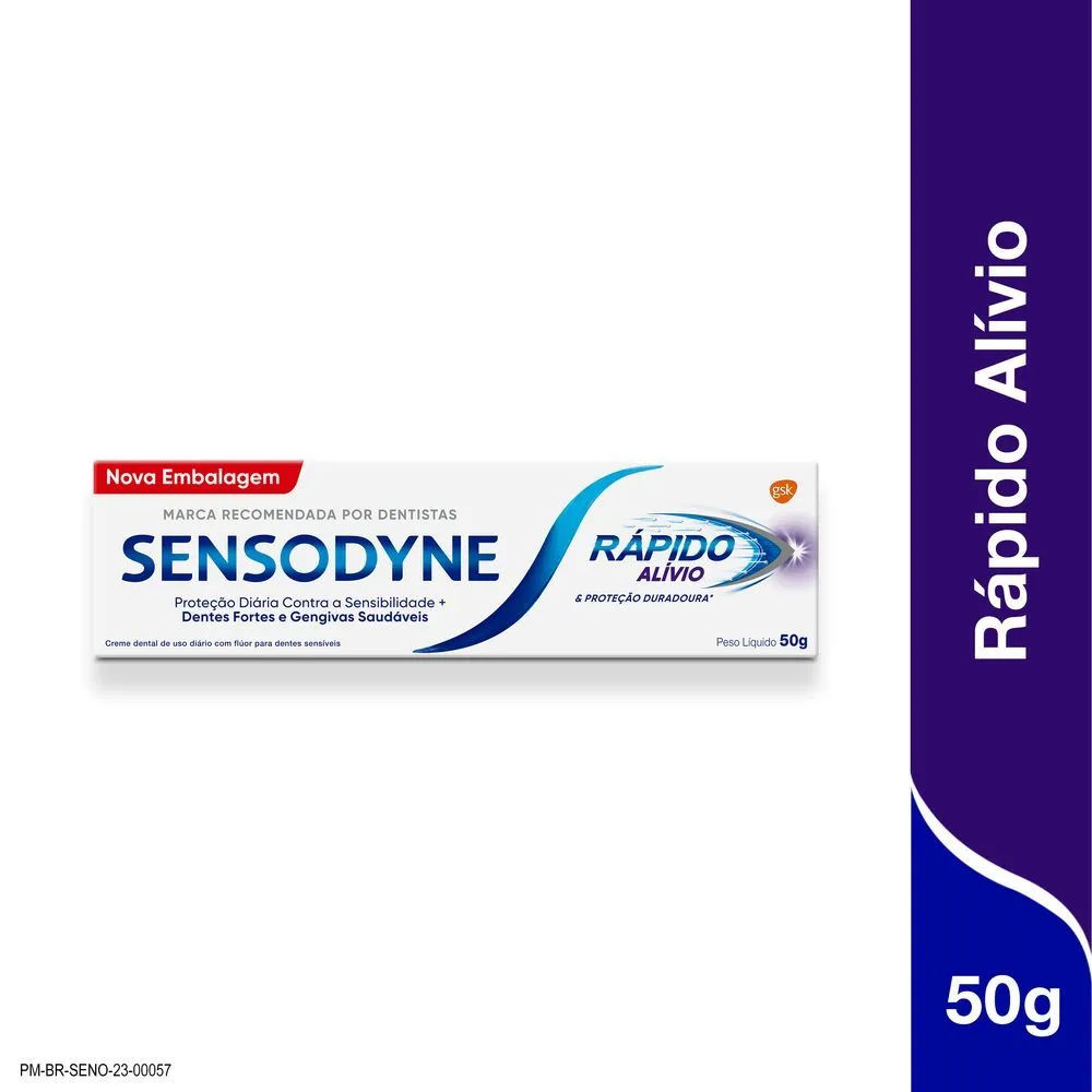 Creme Dental Sensodyne Rápido Alívio Original 50g