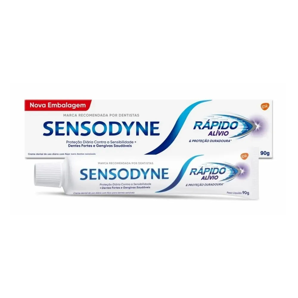 Creme Dental Sensodyne Rápido Alívio Original 90g