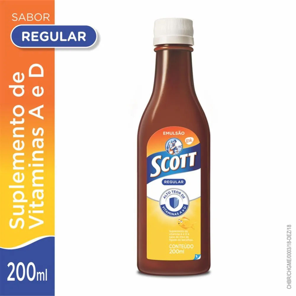 Scott Emulsão Regular 200ml