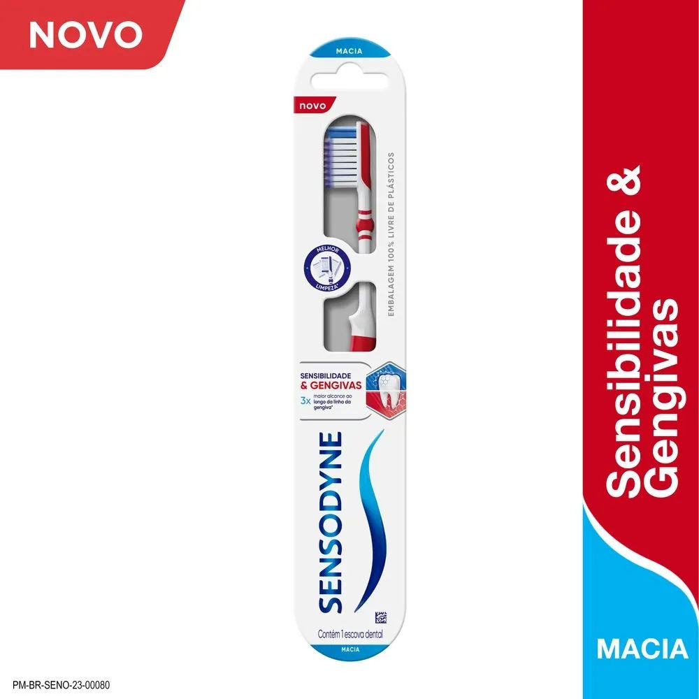 Sensodyne Sensibilidade E Gengivas Escova De Dente Para Dentes Sensíveis  E Sangramentos Na Gengiva