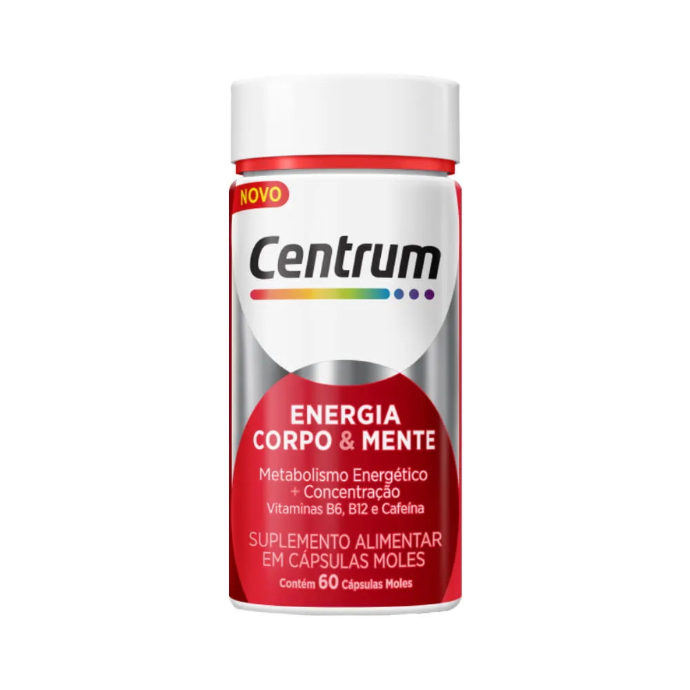 Energia Corpo e Mente 60 Comprimidos Centrum Whitehall