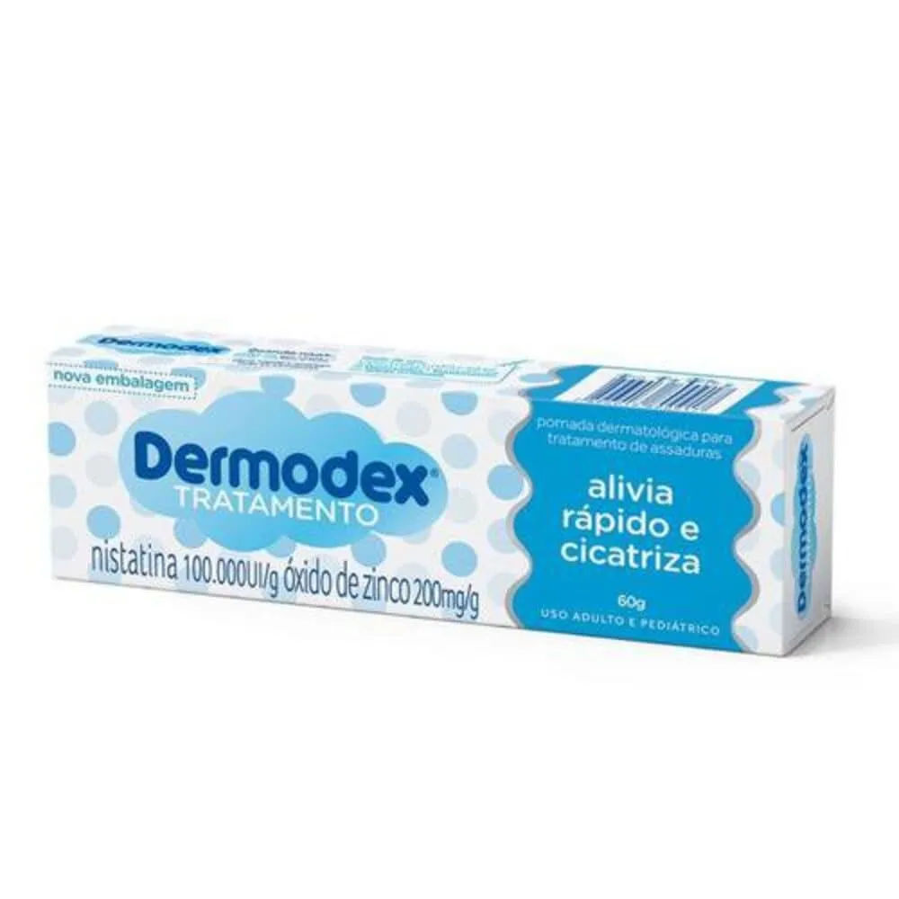 Pomada para Tratamento de Assadura Dermodex Alivia Rápido e Cicatriza 60g