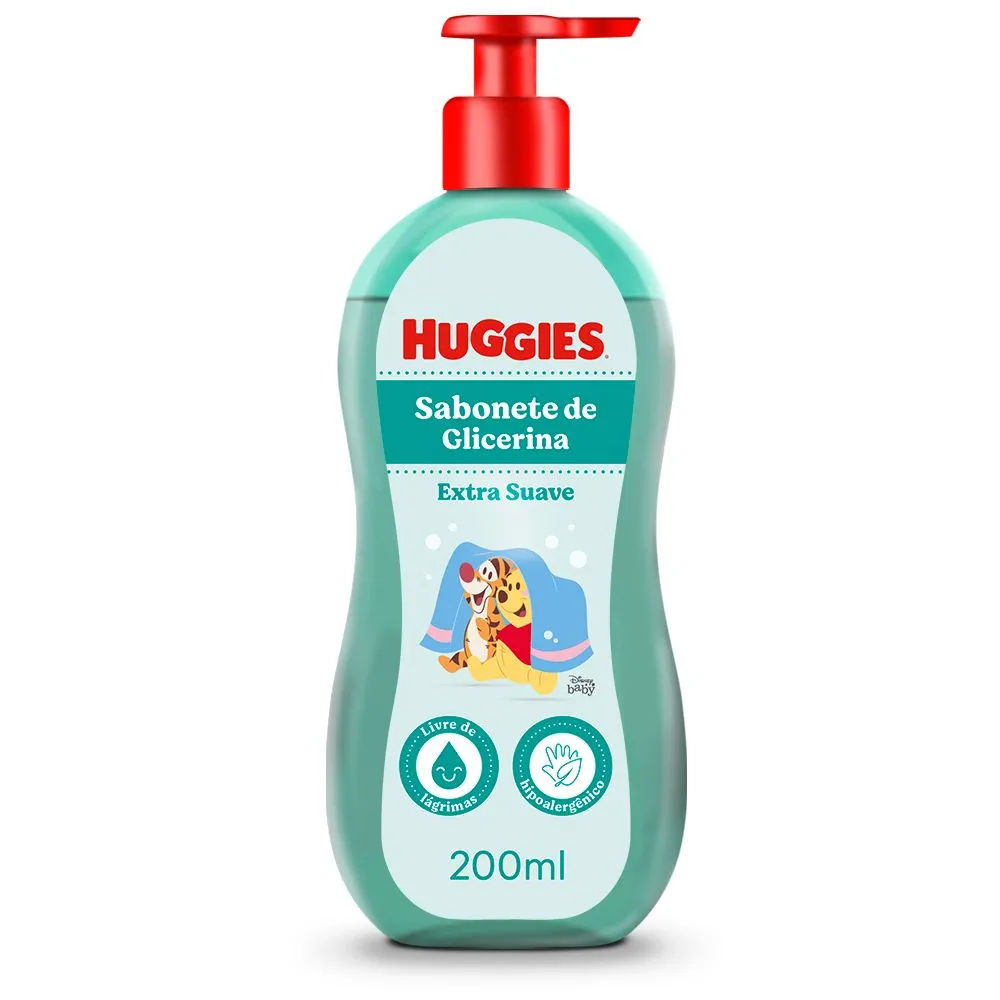 Sabonete Líquido Infantil Huggies Suave 200ml