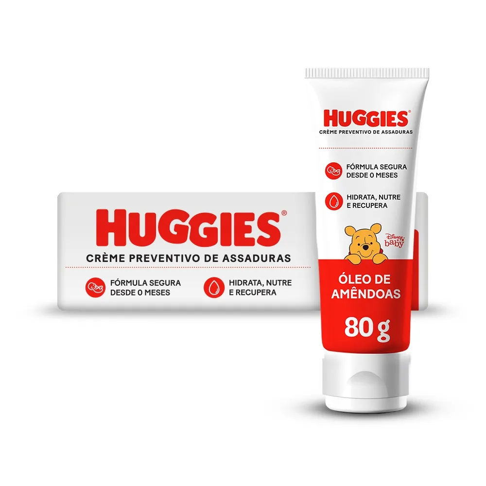 Creme Preventivo De Assaduras Huggies Pele Protegida 80g