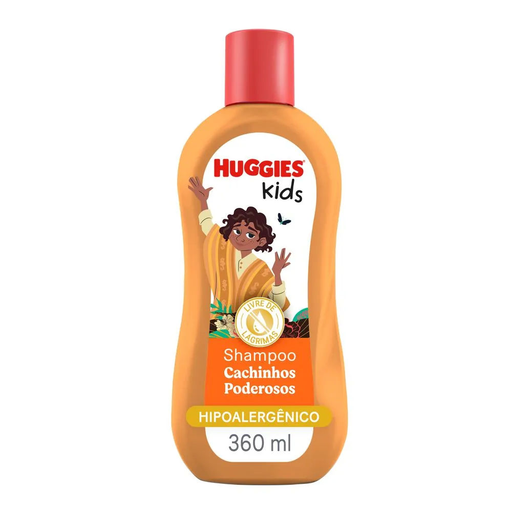 Shampoo Infantil Huggies Kids Cachos 360ml