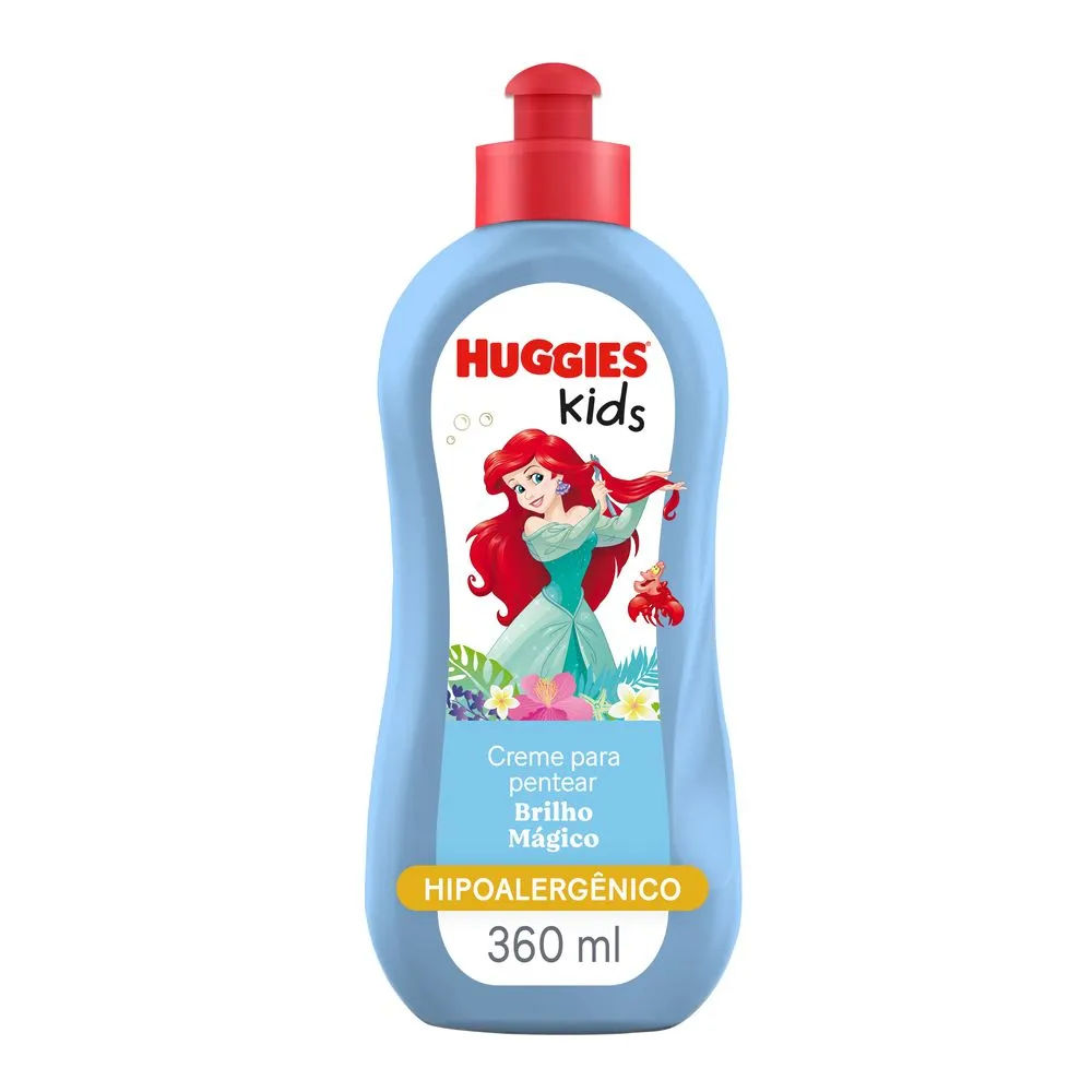 Creme Pentear Infantil Huggies Kids Hidratação e Brilho 360ml