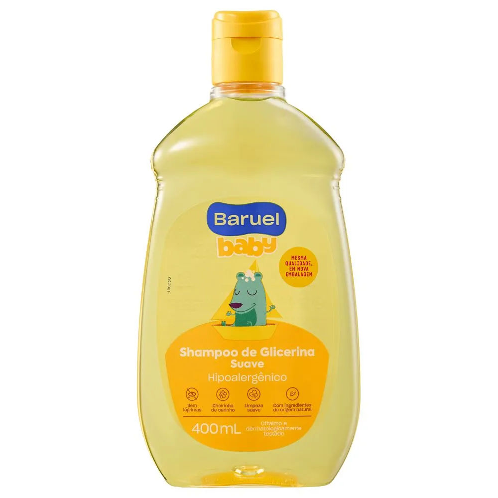 Shampoo Infantil Baruel Suave 400ml
