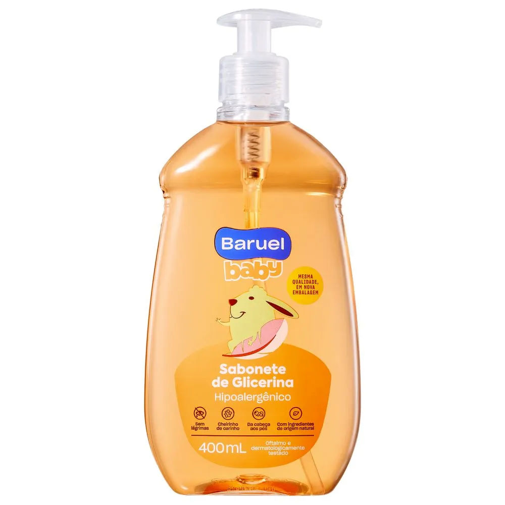Sabonete Líquido Infantil Baruel com Glicerina 400ml