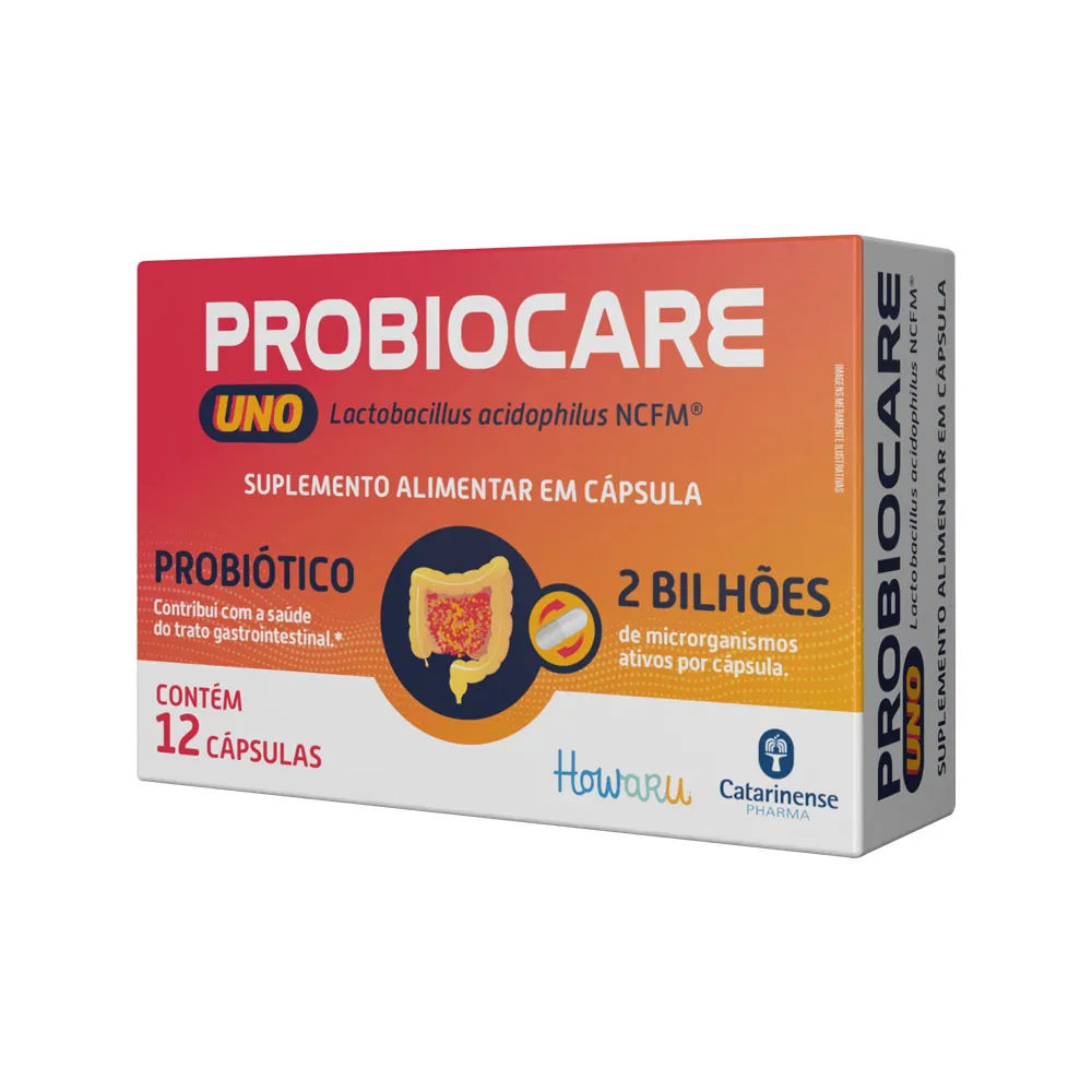 Probiótico ProbioCare Uno 2bi 12 Cápsulas Catarinense