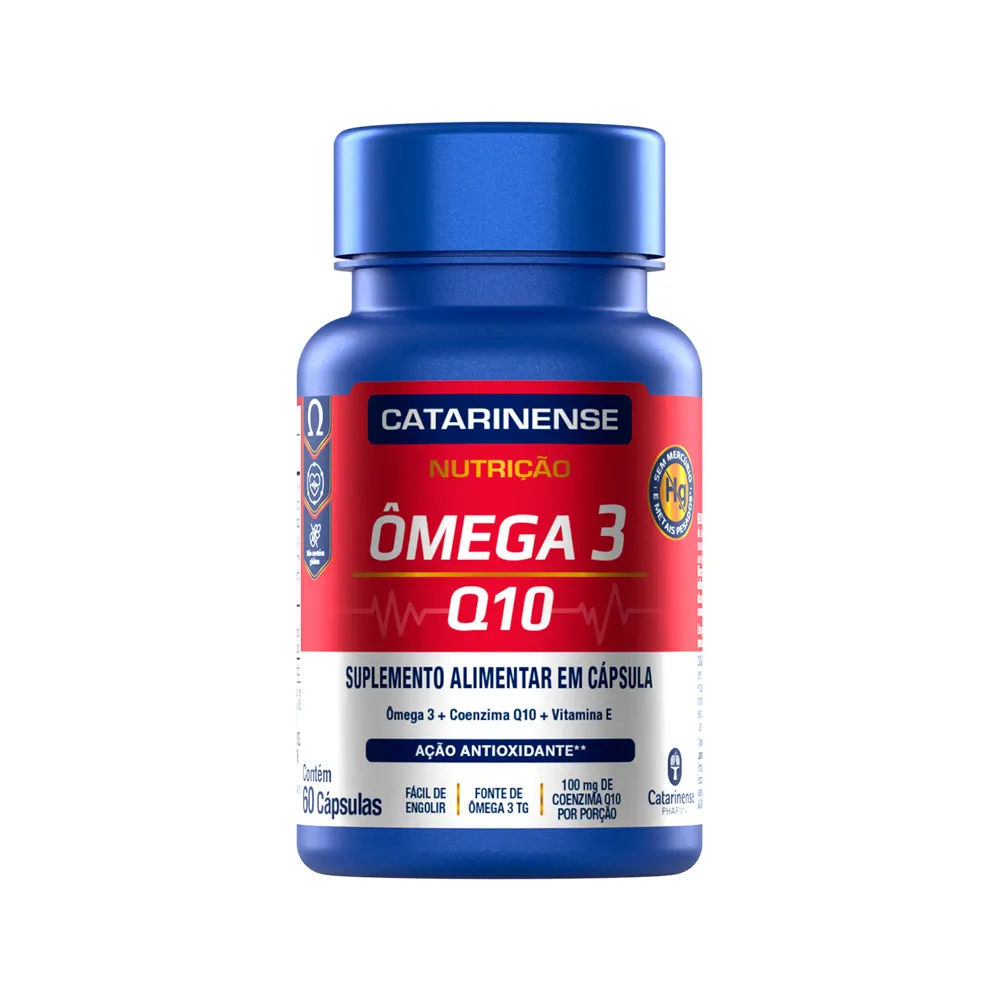 Ômega 3 Q10 Catarinense Nutrição 60 cápsulas