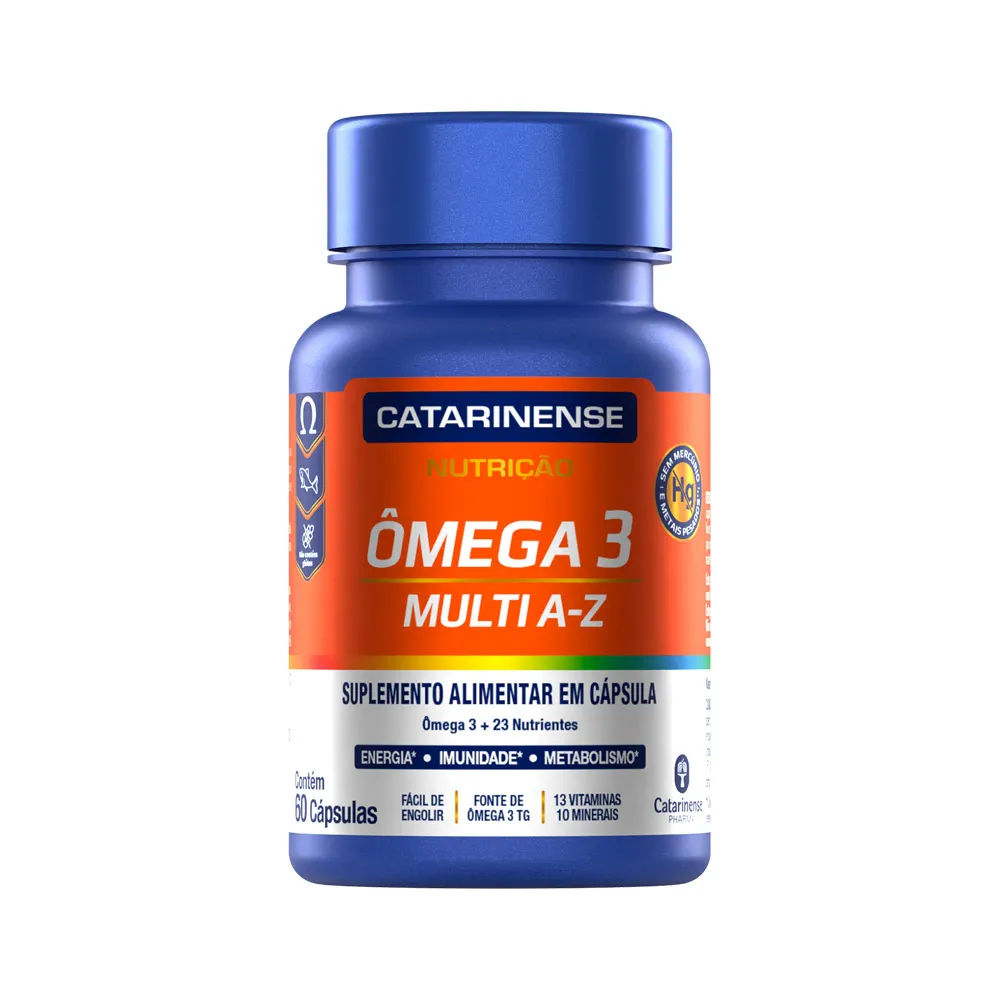 Ômega 3 Multi AZ Catarinense Nutrição 60 cápsulas