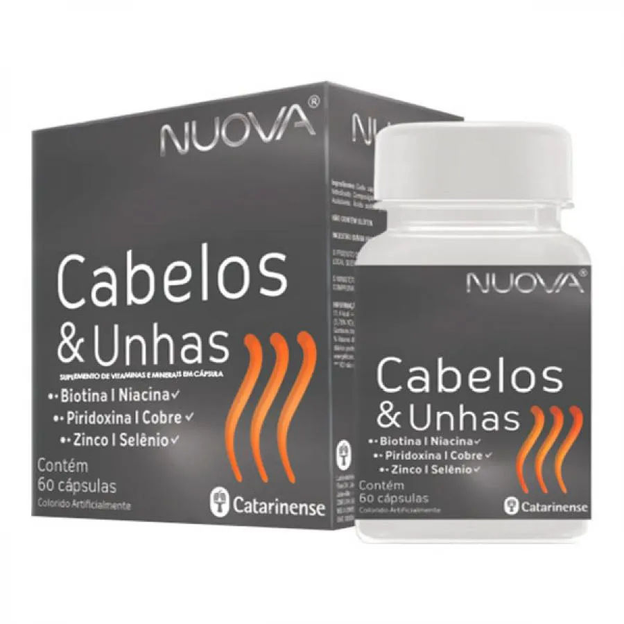 Nuova Cabelos E Unhas Com 60 Comprimidos