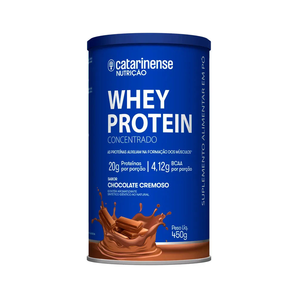 Whey Concentrado Catarinense Chocolate Cremoso 450gr