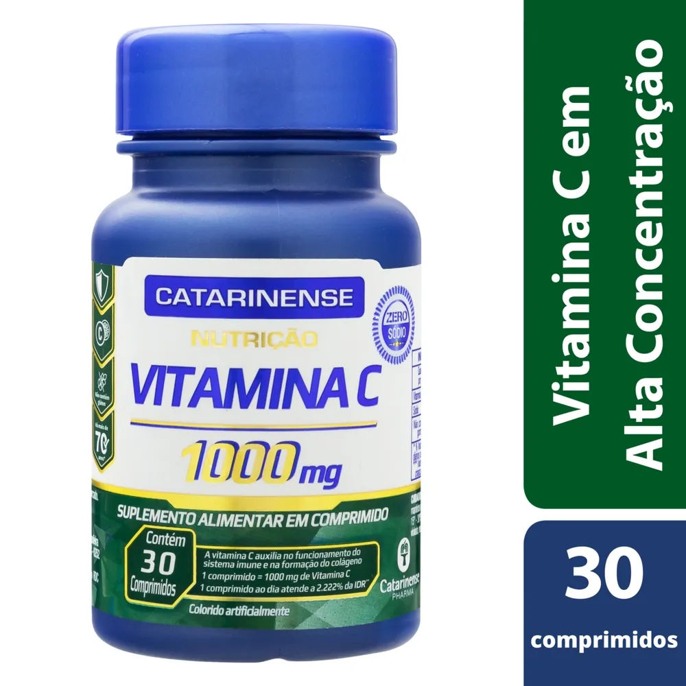 Vitamina C Catarinense 30 comprimidos 1000mg