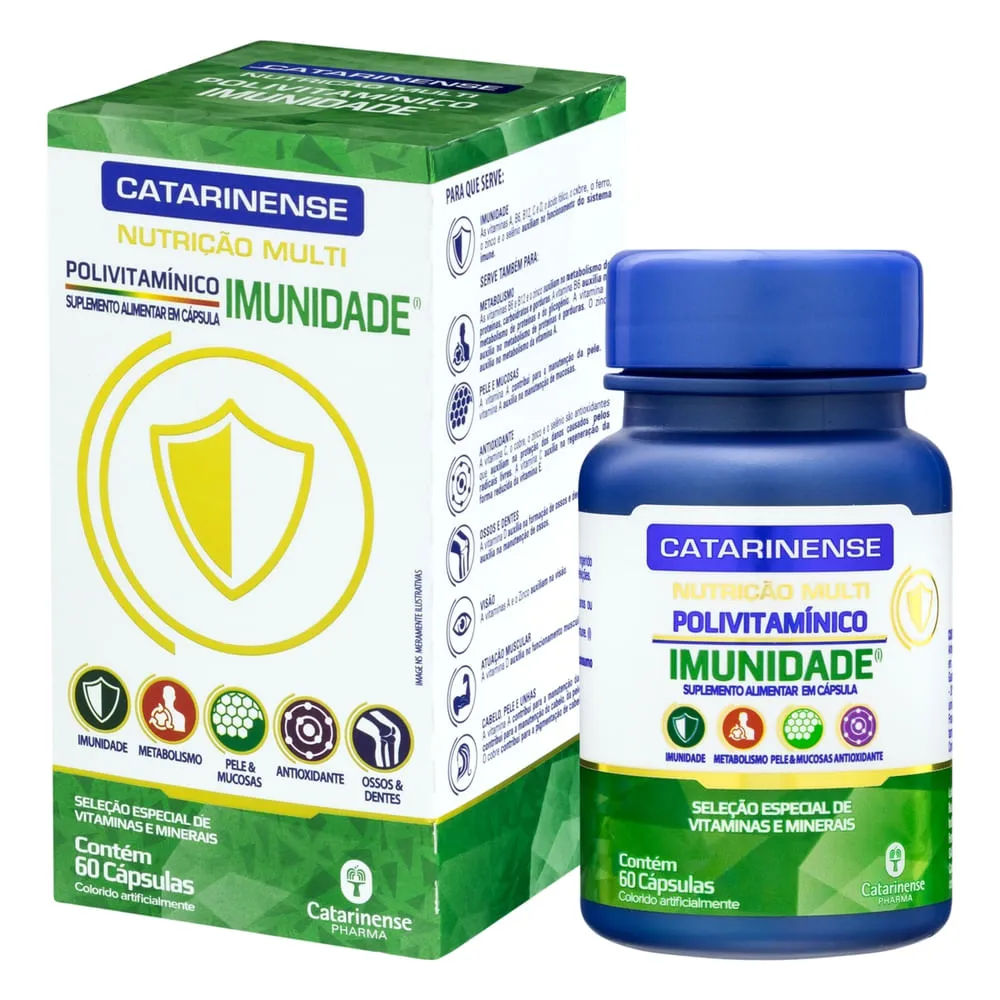 Polivitaminico Imunidade Multi 60 cápsulas