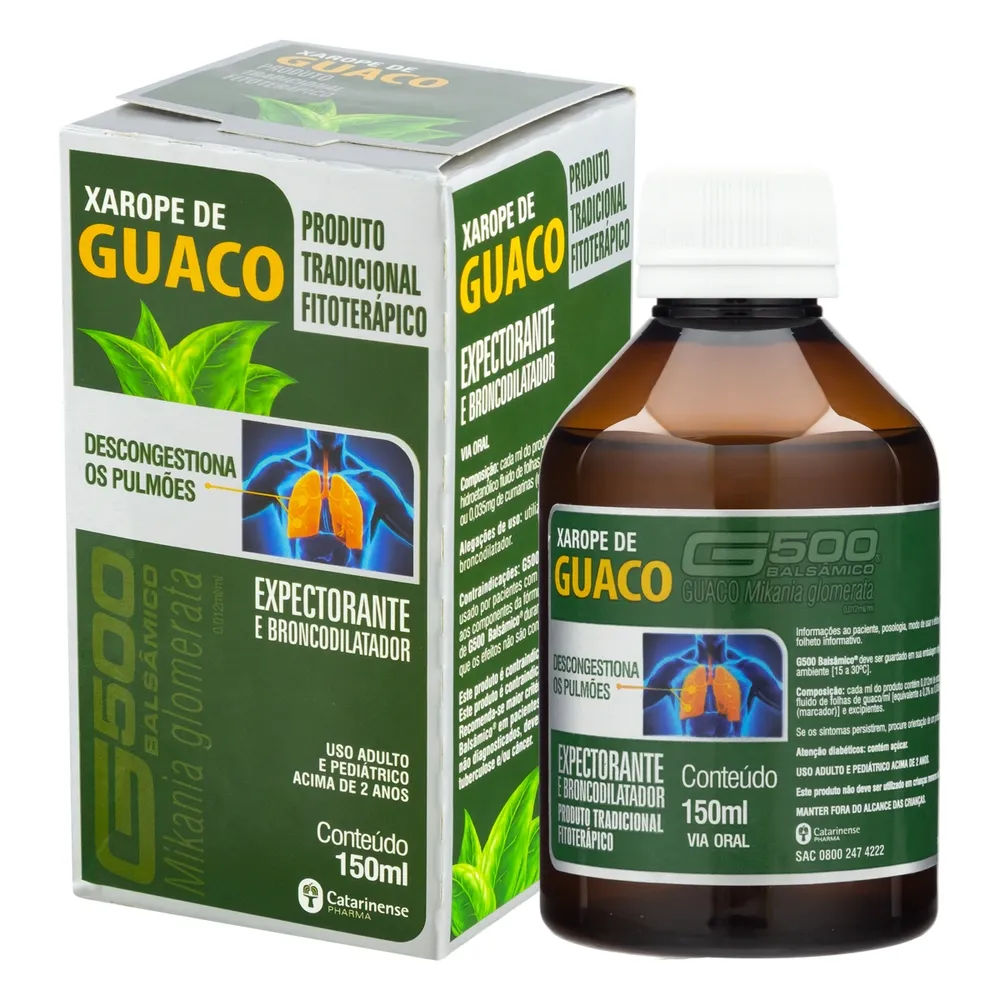 Xarope Guaco 150ml G500 Balsâmico Catarinense