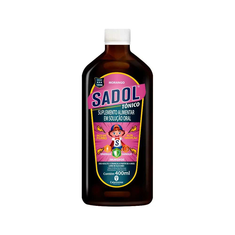 Sadol Tonico 400ml Solucao Oral Morango