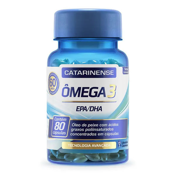 Omega 3 500mg Catarinense Com 80 Capsulas