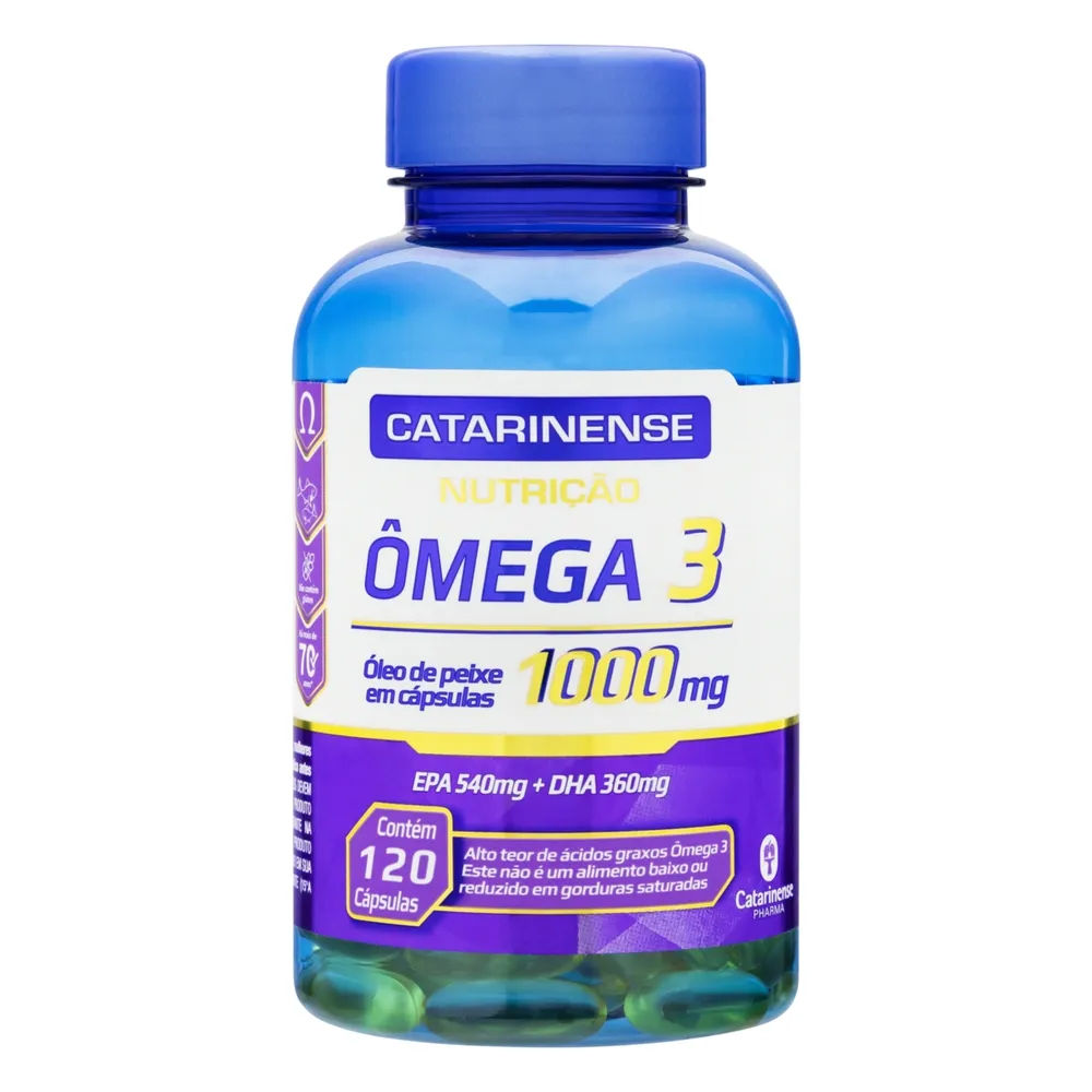 Ômega 3 1000mg Catarinense Nutrição 120 comprimidos