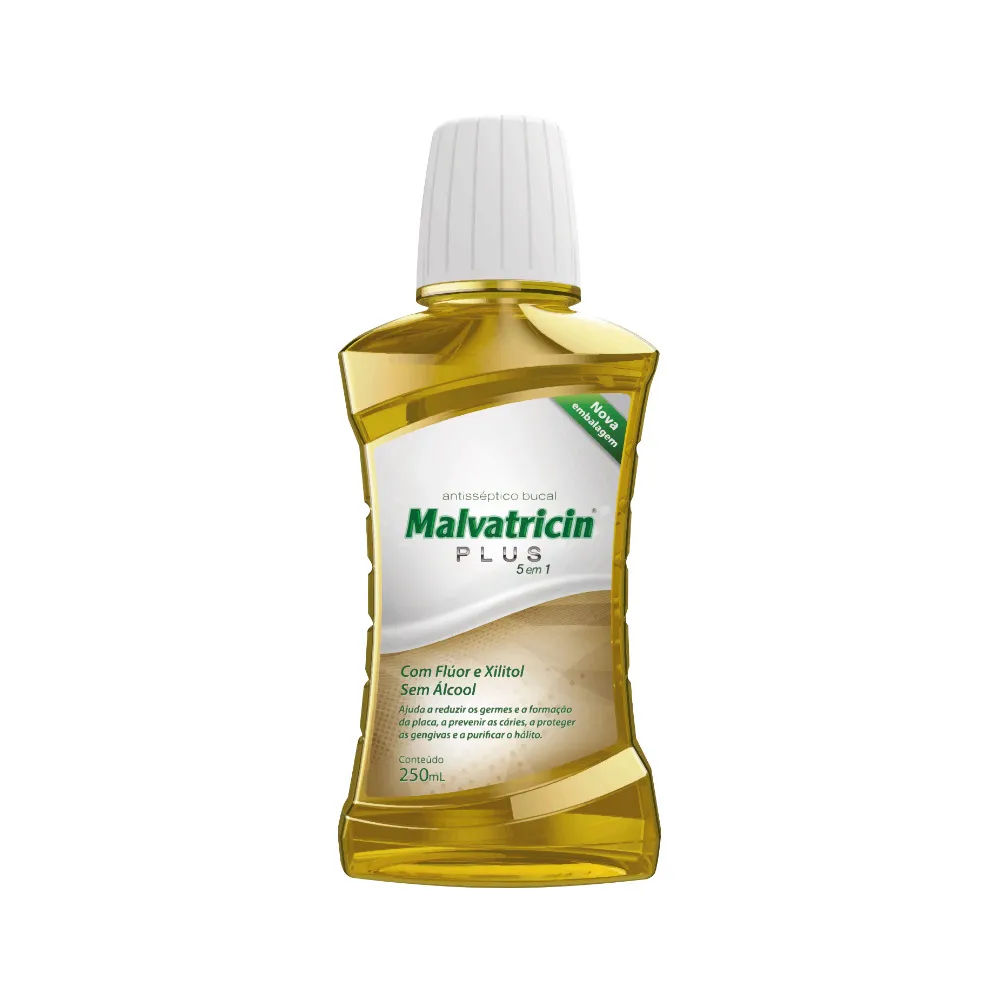 Enxaguante Bucal Malvatricin Plus 250ml Megalabs