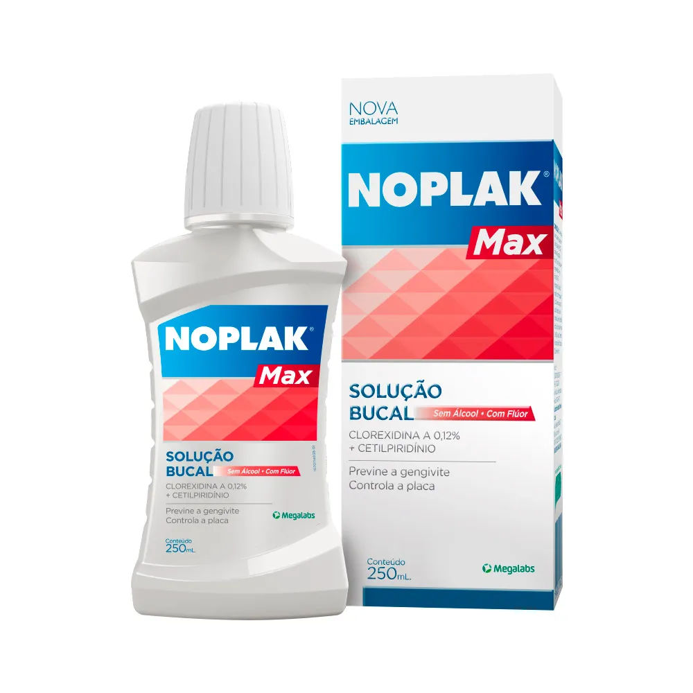 Noplak Max Solução Bucal Sem Álcool 250ml