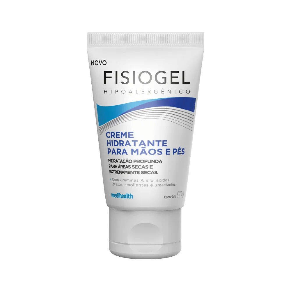 Fisiogel Creme para Mãos e Pés Hidratante 50g