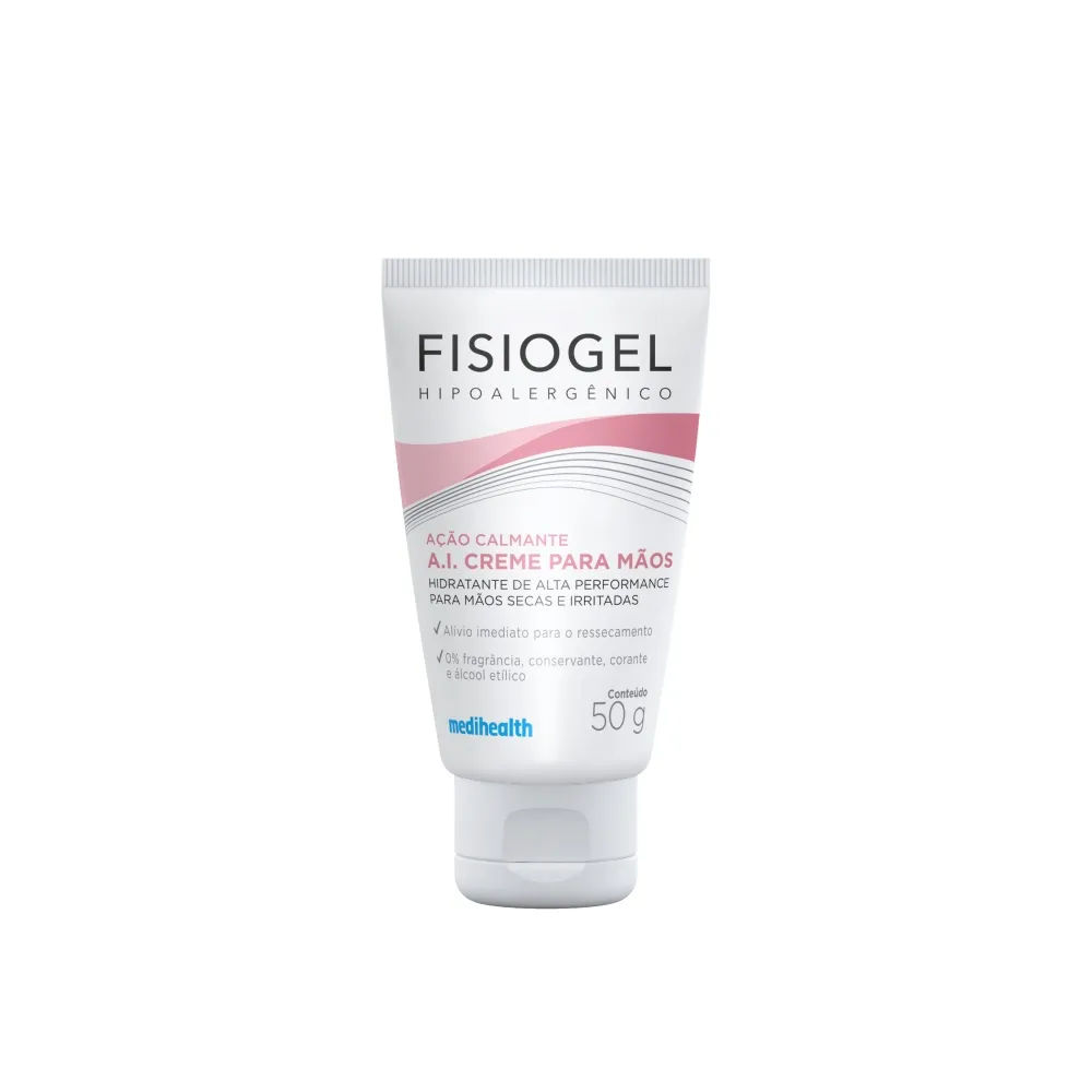Fisiogel Creme para Mãos AI Ação Calmante 50g