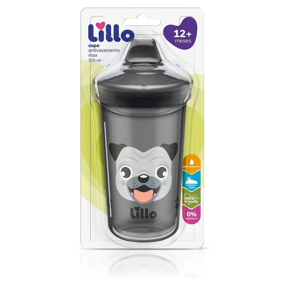 Copo Lillo 320ml Max Antivazamento Cachorro