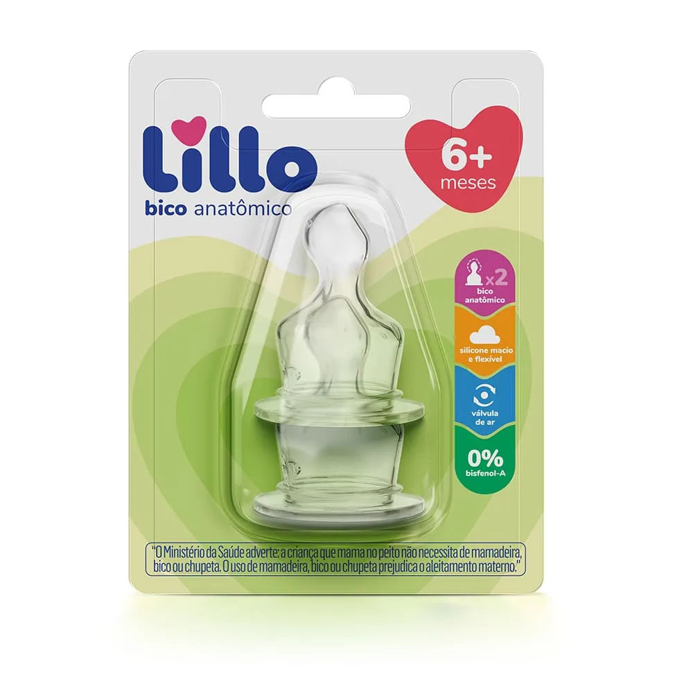 Bico Lillo 2 Unidades Tam2 437100/618700 Ortopédico