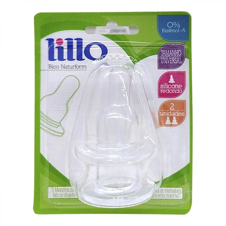 Bico de Silicone Lillo Natuform 2 Unidades (Ref  9381)