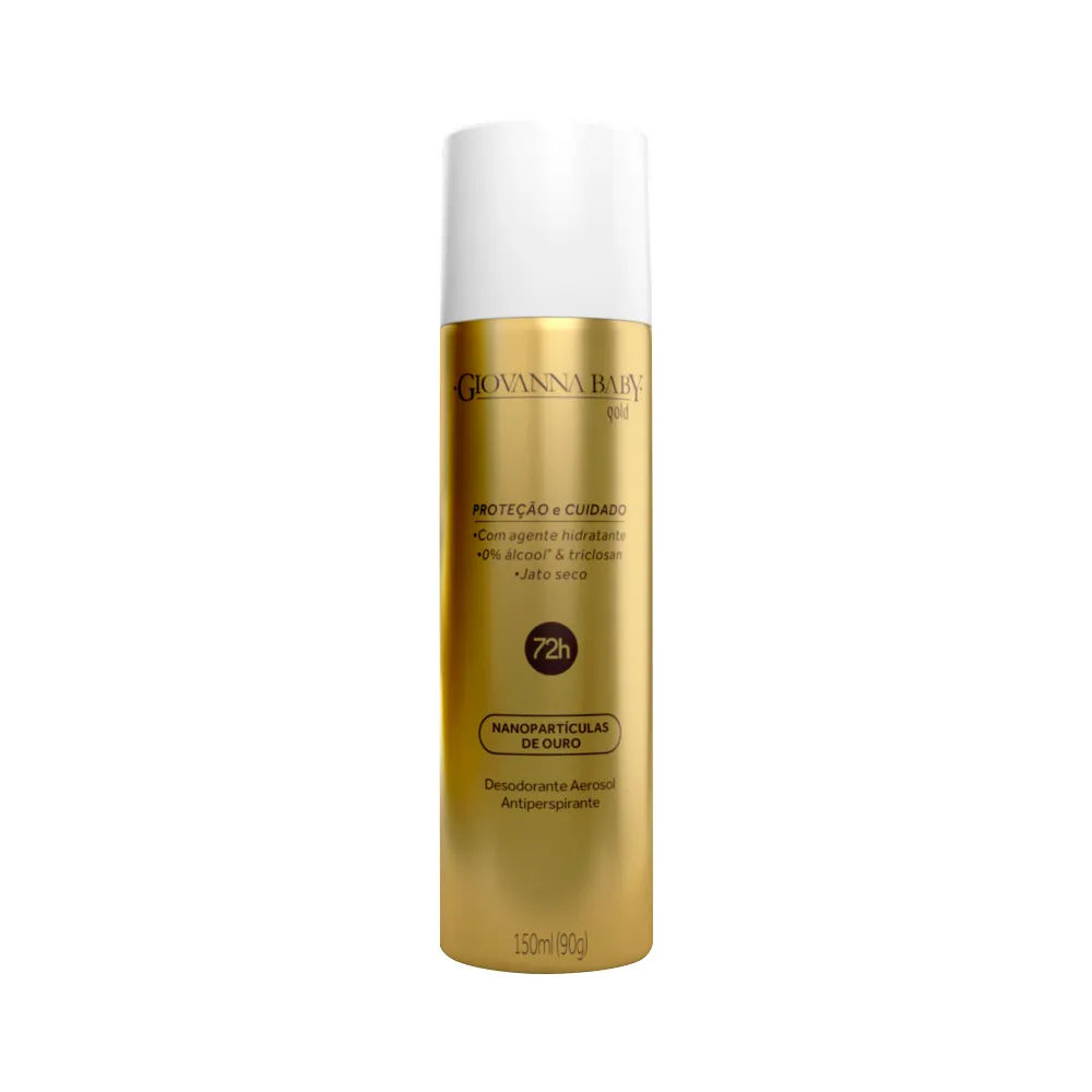 Desodorante Giovanna Baby Feminino 150ml Aerossol Gold