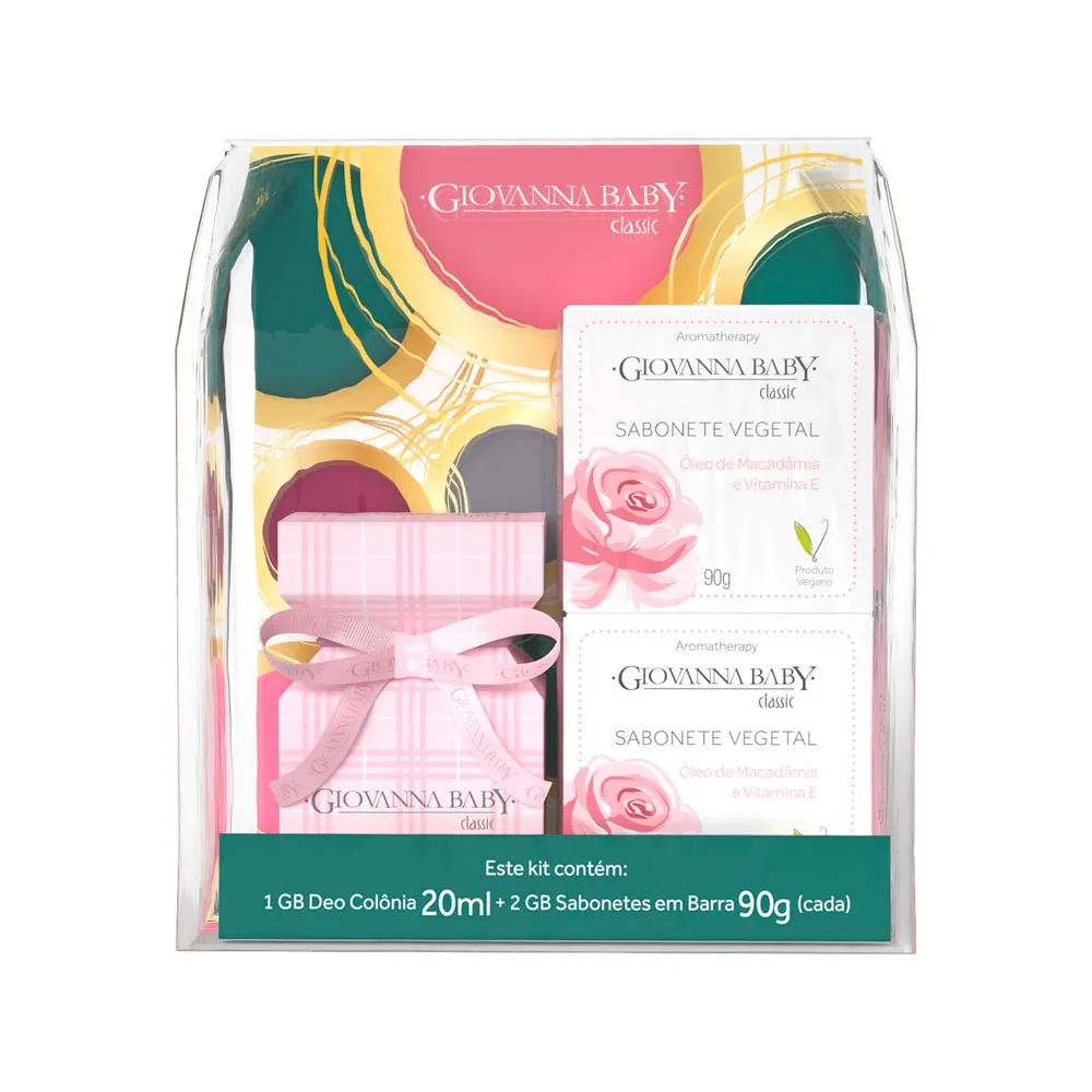 Deo Colonia Giovanna Baby 20ml + 2 X 90gr Classic