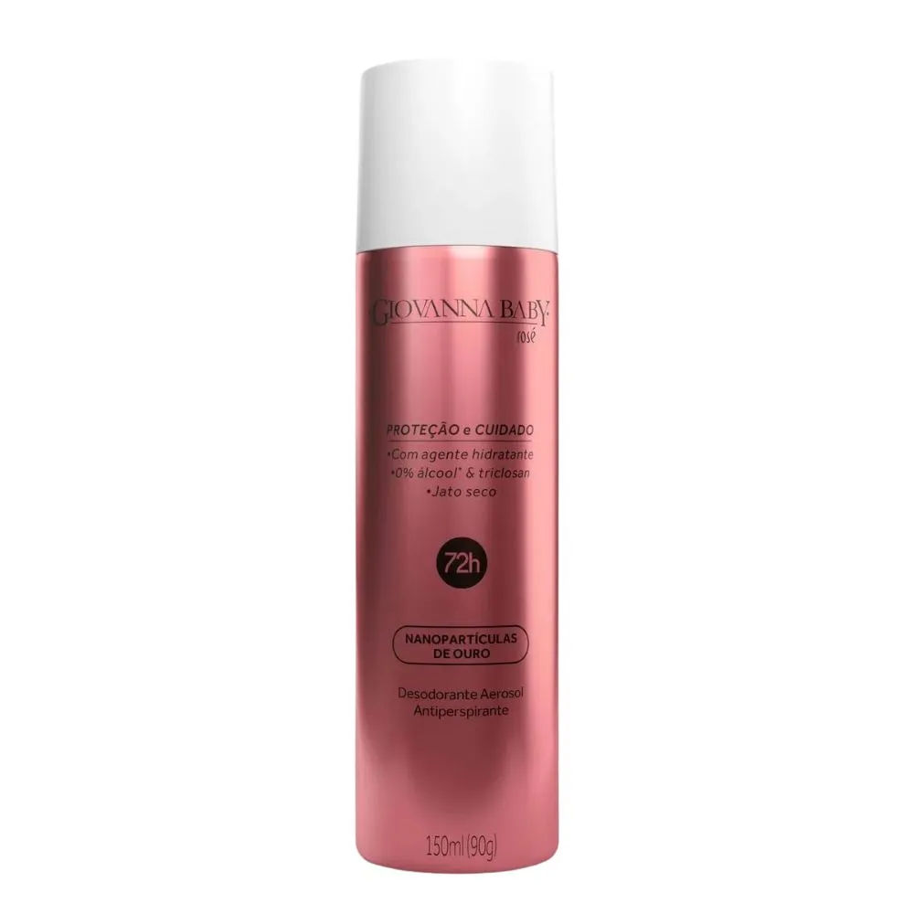 Desodorante Aerosol Giovanna Baby Rose Gold 150ml