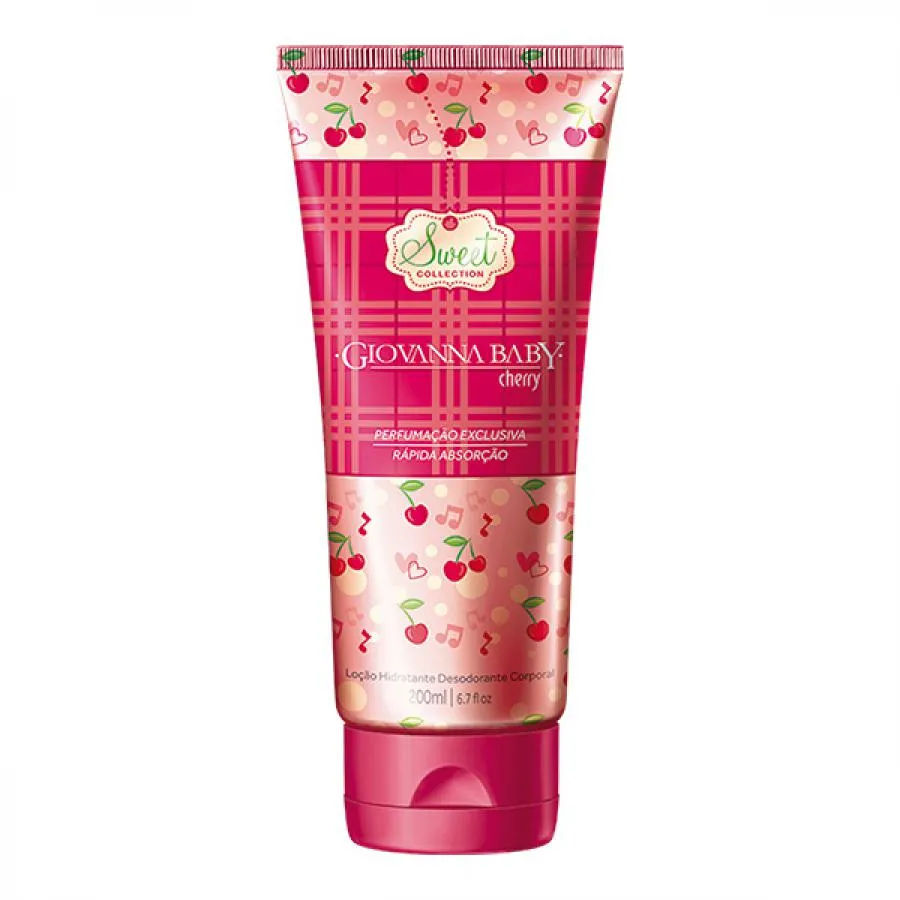 Locao Giovanna Baby Hidratante Cherry 200ml
