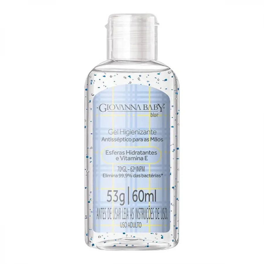 Álcool Gel Higienizante Giovanna Baby Blue 60ml