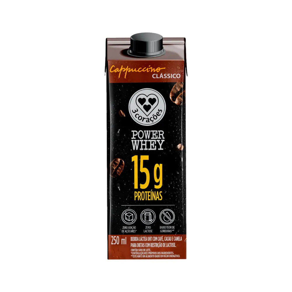 Power Whey 15g Cappuccino 250ml Classico