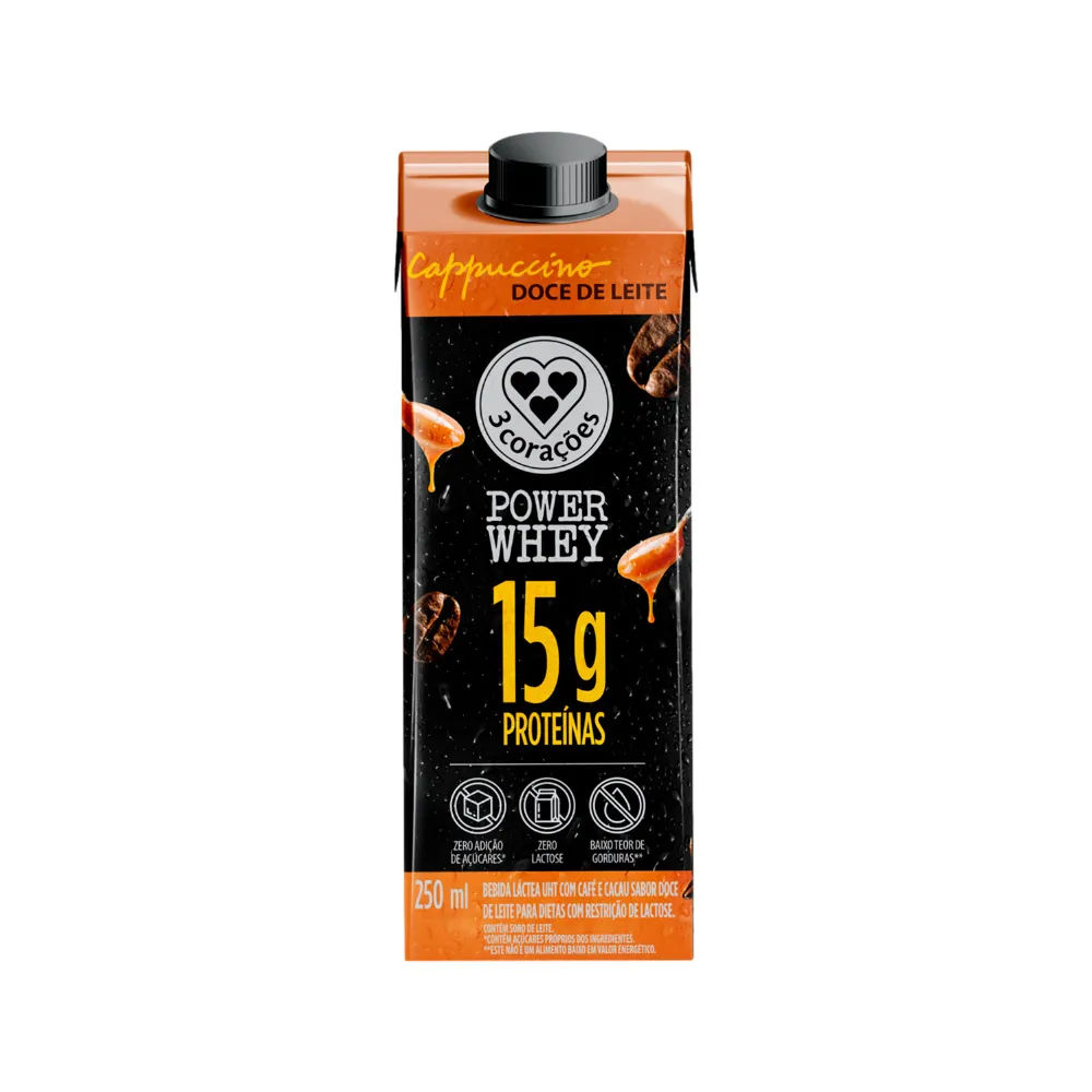 Power Whey 15g Cappuccino 250ml Doce De Leite