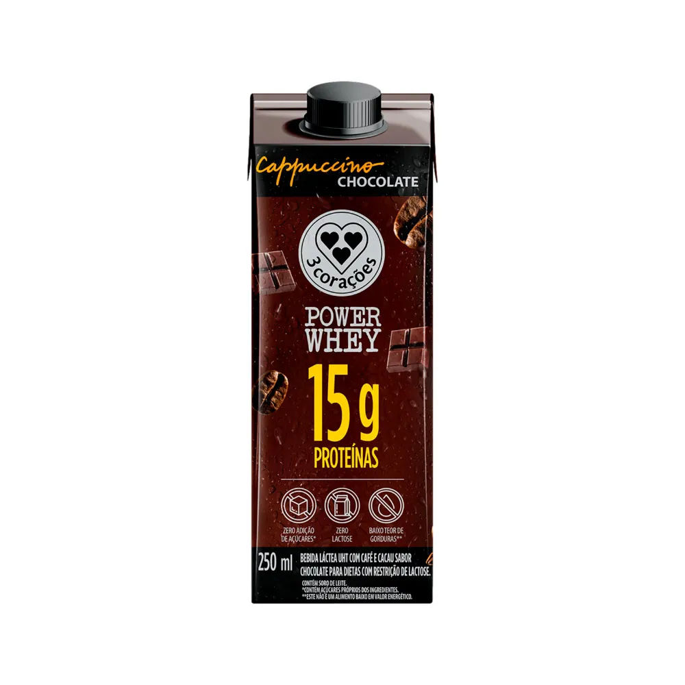 Power Whey 15g Cappuccino 250ml Chocolate