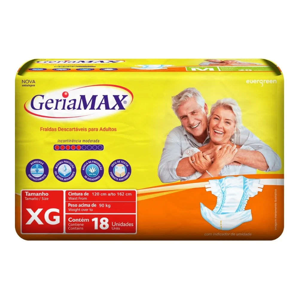 Fralda Geriamax Geriatrica XG