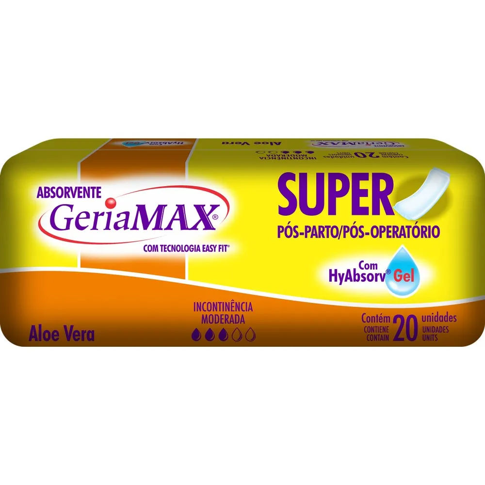 Absorvente Adulto Geriamax  20 Unidades