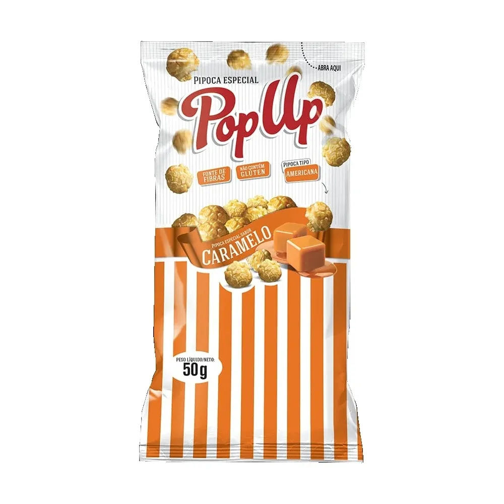 Pipoca Pop Up Caramelo 50gr