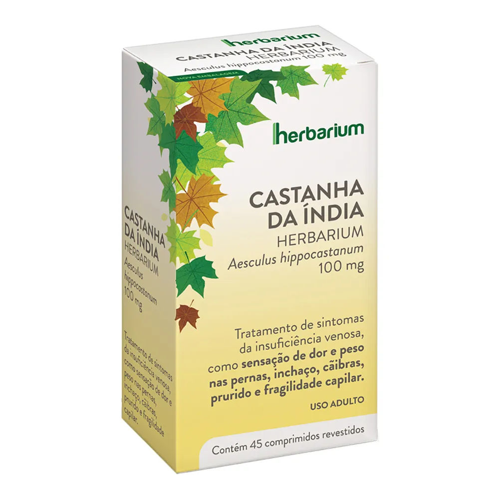 Castanha da Índia 100mg 45 Comprimidos