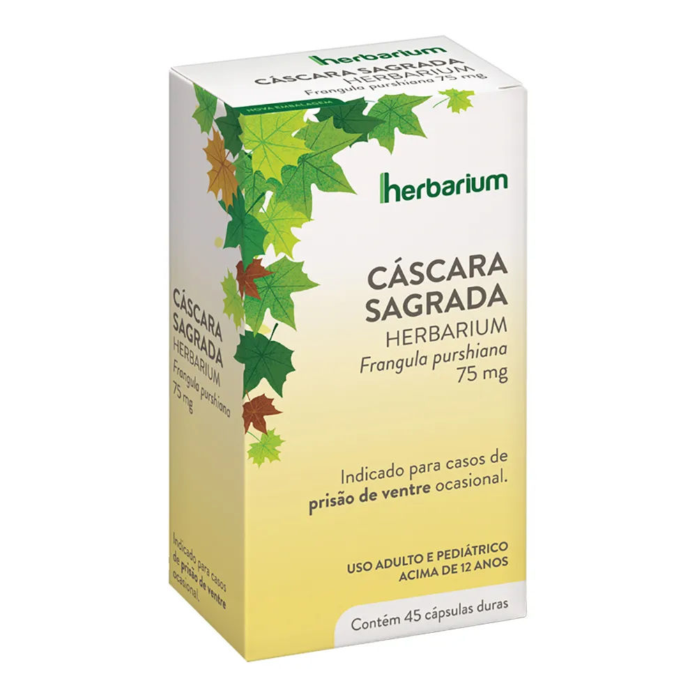 Cáscara Sagrada 45 Cápsulas Herbarium