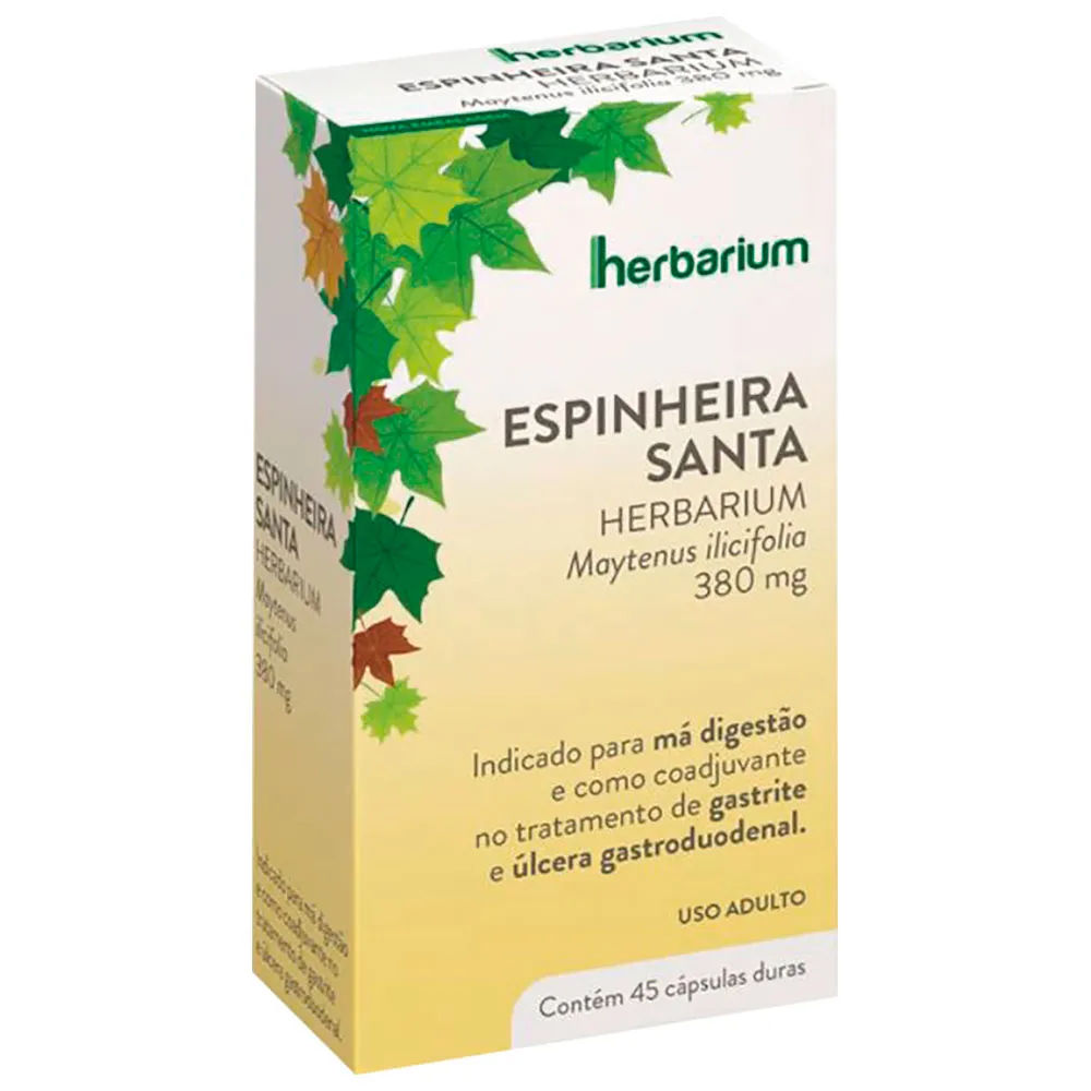 Espinheira Santa 380mg 45 Cápsulas