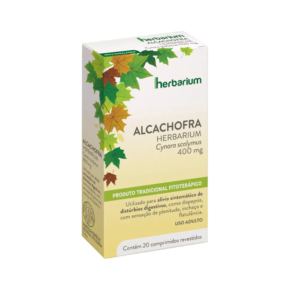 Alcachofra 20 Comprimidos Revestidos Herbarium