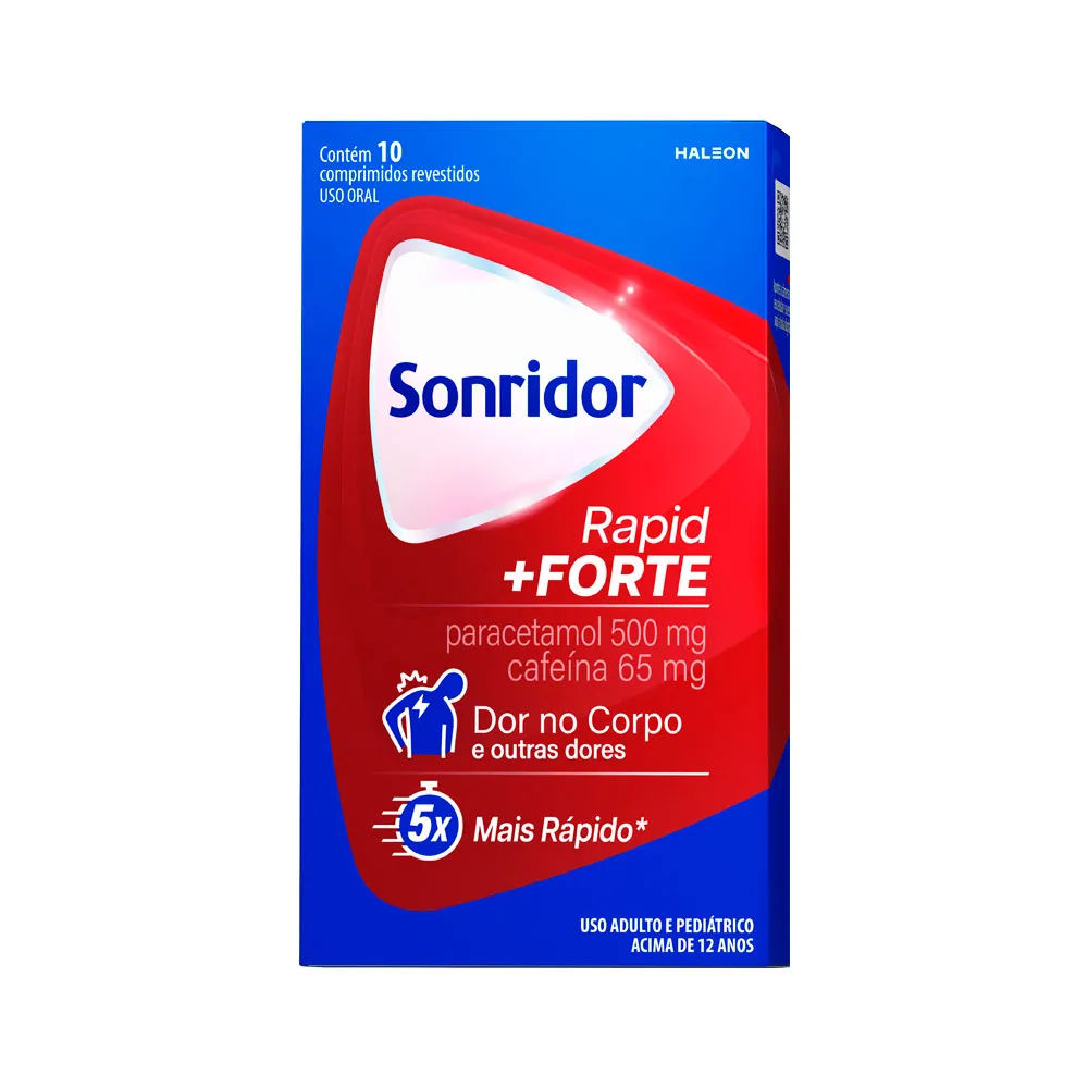 Analgésico Sonridor Rapid Forte 10 Comprimidos GSK