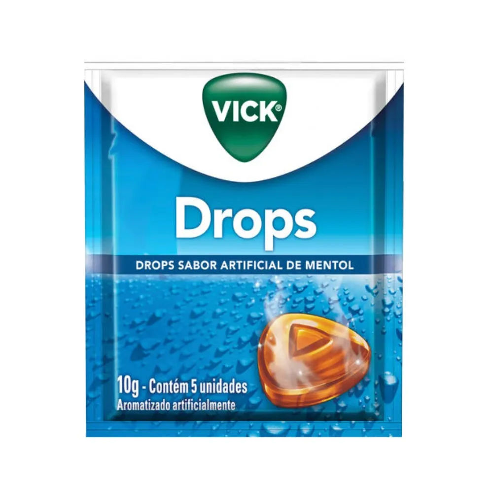 Vick Pastilhas 5 Unidades Sabor Mentol