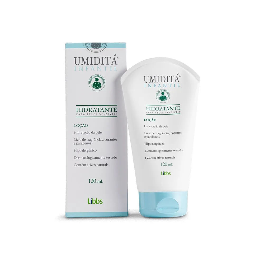 Umidita Locao Hidratante Infantil Peles Sensiveis 120ml